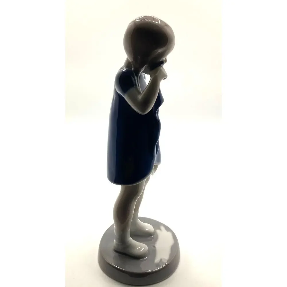 Bing & Grondahl B&G Spilt Milk Girl #2246 Porcelain Figurine Denmark 7”